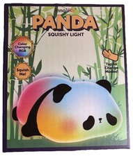 New Panda Squishy LED Light w 9 Tap Color Change Modes Requires 3 AAA Batteries