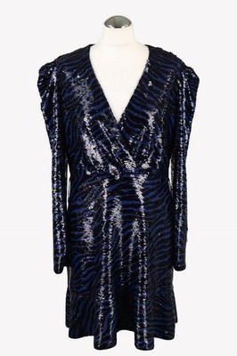 Michael Kors Damen Kleid Gr. 40 (L) Mehrfarbig Kleid Shiftkleid Shirtkleid Dress