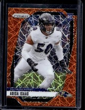 2024 Panini Prizm Adisa Isaac RC Lazer Rookie #302 Ravens