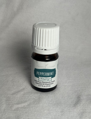 Young Living Peppermint Vitality Essential Oil 5 ml - Aromatherapy - New Sealed
