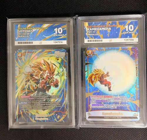 2026 Dragon Ball Super Fusion World Alternate Art FS11-03 & FS11-17 ACE 10