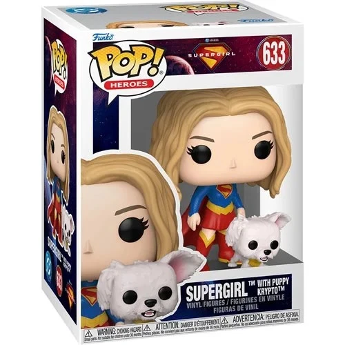Funko POP! Supergirl + Puppy Krypto Supergirl Movie 2026 Figure 633 + Protector