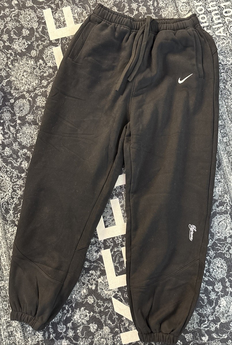 Supreme Nike Air Max Sweat Pants Men's Size XL Black | eBay