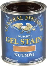 General Finishes Oil Base Gel Stain, 1 Quart, Nutmeg 1 