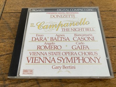 Donizetti: IL CAMPANELLO, THE NIGHT BELL / Bertini / Dara / Baltsa (CD, 1982)
