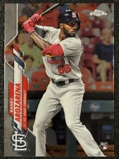 2020 Topps Chrome #49 Randy Arozarena Base Rookie Card RC St. Louis Cardinals