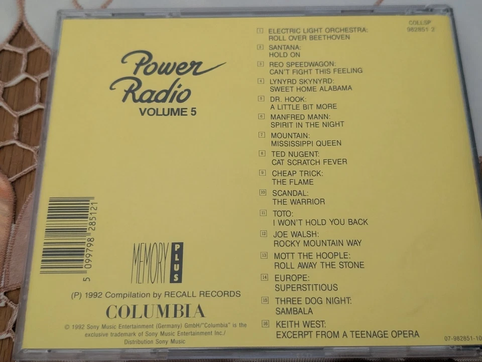Various - Power Radio Vol. 5 - 1992 ELO, Santana, Reo Speedwagon, Dr. Hook, Toto - Bild 4 von 4