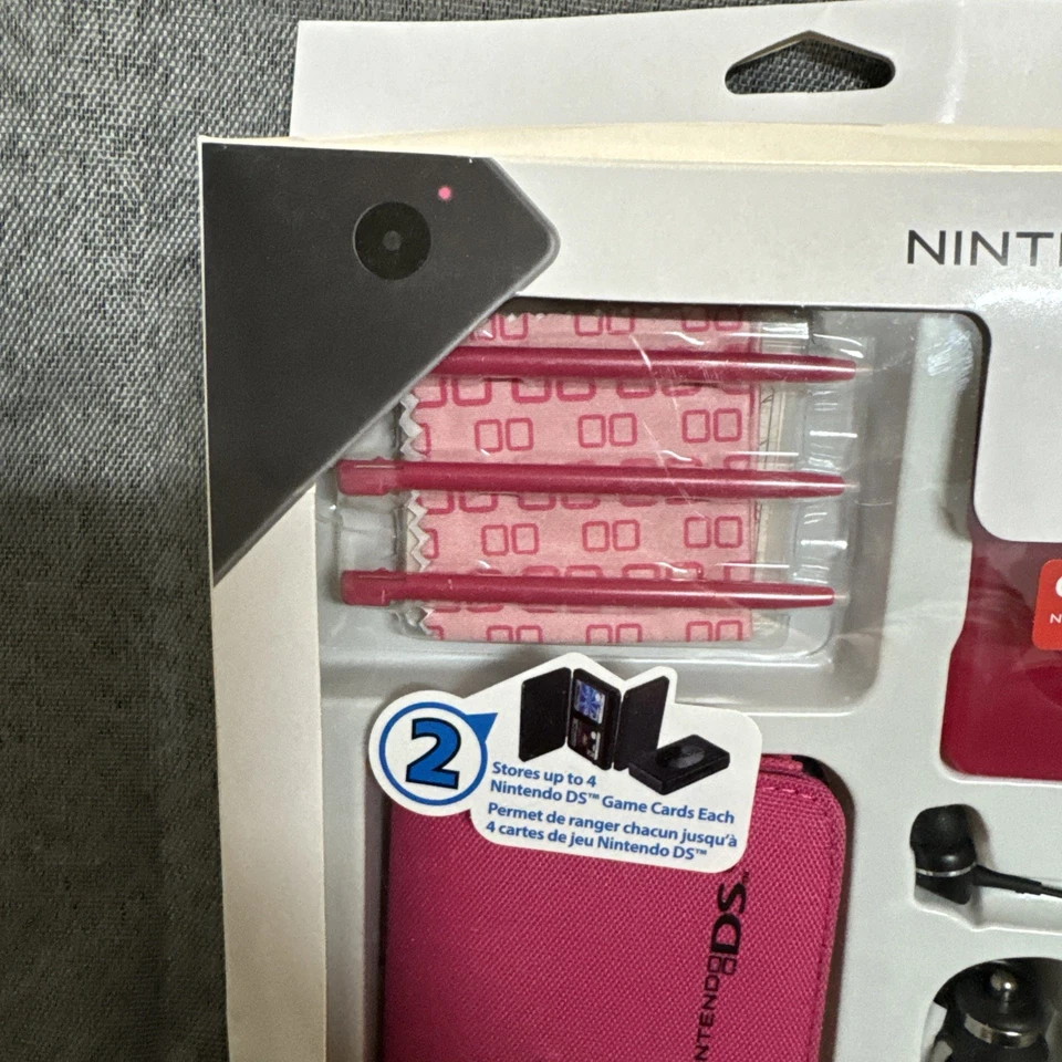 Nintendo DS Starter Kit Pink Brand New Power A NIB - Image 2 of 4
