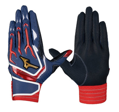 Mizuno Pro Silicon Power Arc W Batting Gloves Baseball Sports Handwear 55727