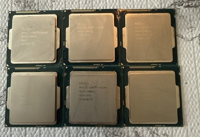 Lot of 6: Intel Core i3-4150T CPU SR1PG 3.0GHz Desktop Processor LGA-1150