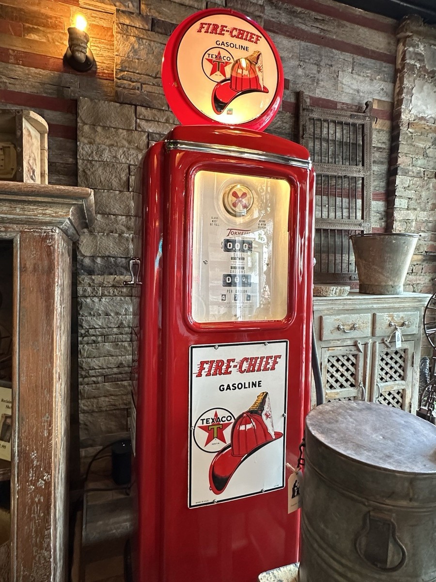 TOKHEIM TEXACO 39 Series Short Pump Fire Chief Restored | eBay
