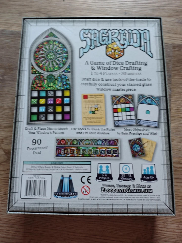 Sagrada Dice Placement Familienspiel Erstauflage Brettspiel - Bild 2 von 4