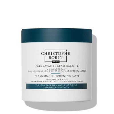 Christophe Robin Cleansing Thickening Paste For Men with Tahitian Algae 250ml