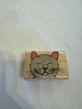 Vtg Inkadinkado Cat Rubber Stamp 4144