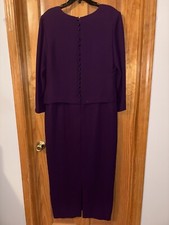 Donna Morgan/ Purple Mother Of The Gown / 3/4 Sleeve/ Size 12