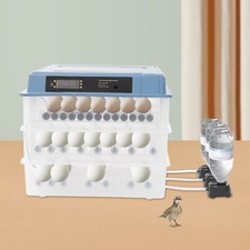 192 Egg Automatic Digital Eggs Incubator Poultry Hatcher Egg Incubating Machine