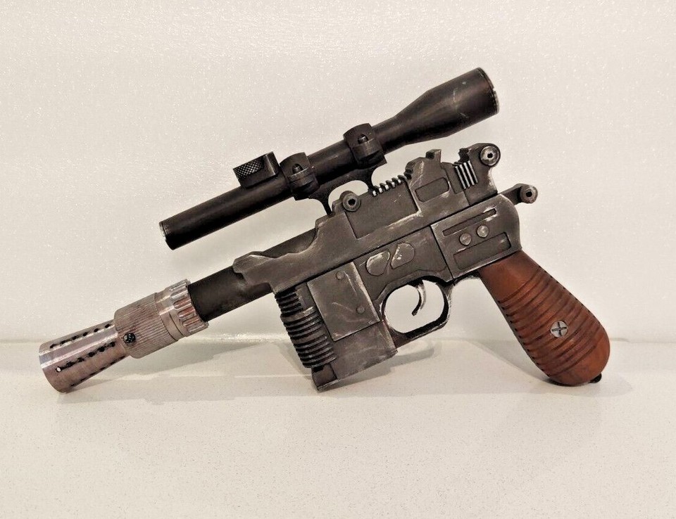 Han Solo DL-44 Blaster - Handcrafted 3D Printed Replica - A New Hope ...