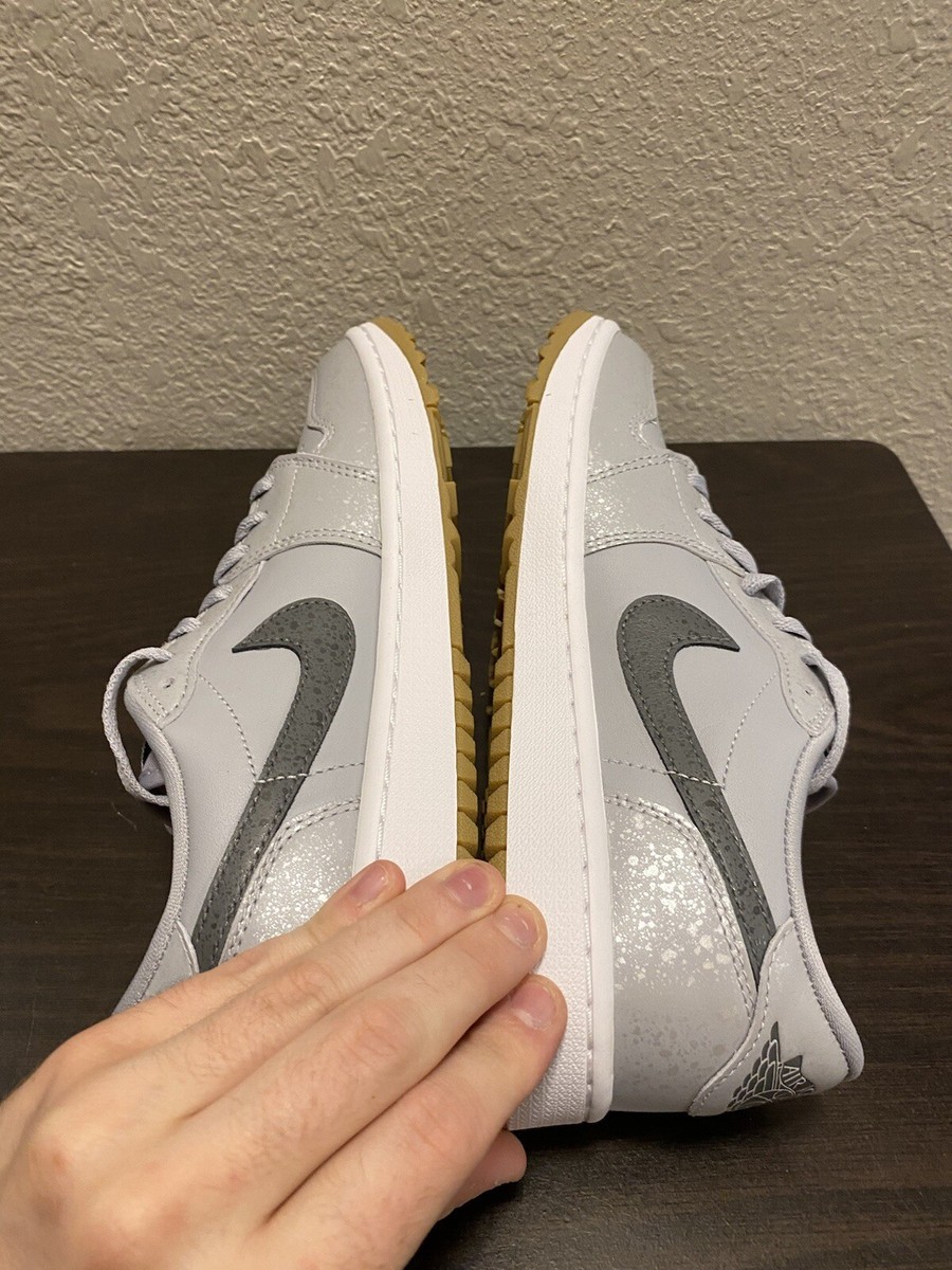 Nike Air Jordan 1 Retro Low Golf Shoes Wolf Grey DD9315-006 Men's
