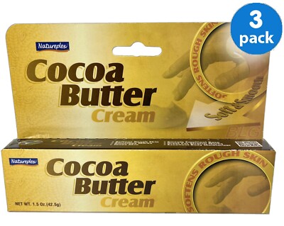 Natureplex  COCOA BUTTER Moisturizing Body Cream Skin Lotion Cream 1.5oz  3-Pack