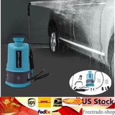 1.32GalloElectric Garden Weed Sprayer Battery Powered 5 Nozzles Retractable Wand