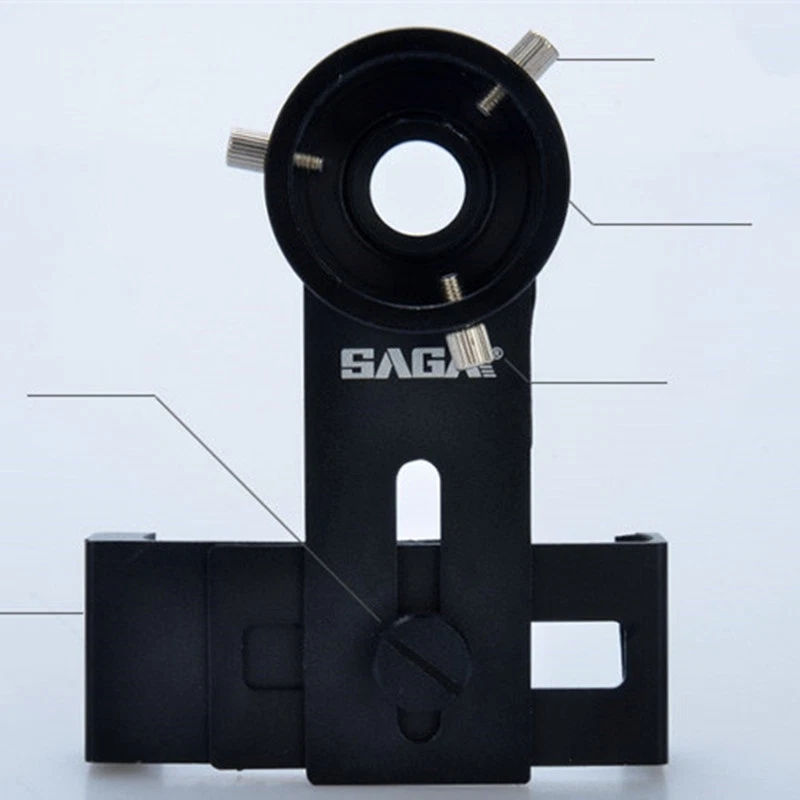 24-49mm Vollmetall Universal Handy Adapter Halterung für Spektiv Teleskop - Bild 4 von 4