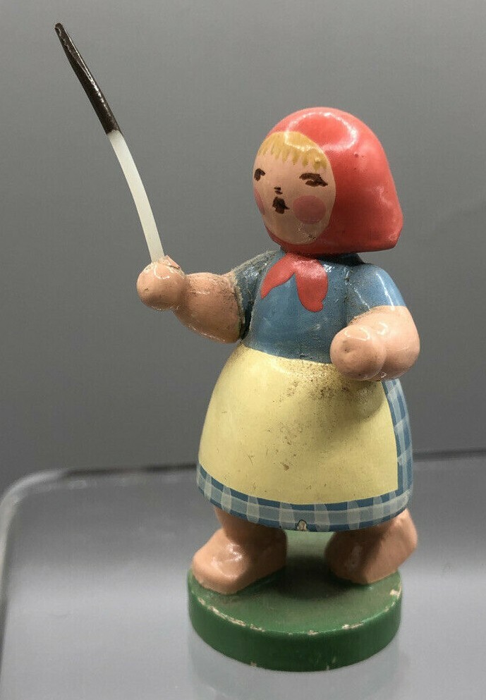 ERZGEBIRGE 木製オブジェ 女の子と木 ERZGEBIRGE 木製オブジェ 女の子と木 ERZGEBIRGE Woman Wood