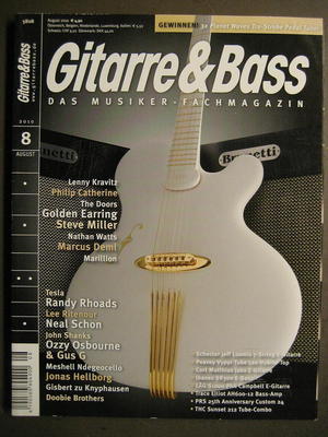 GITARRE & BASS 2010 # 8 - RANDY RHOADS DOORS GOLDEN EARRING STEVE MILLER TESLA