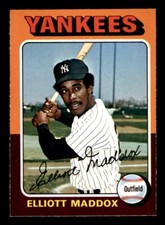 1975 OPC O-Pee-Chee Baseball #113 Elliott Maddox NM/MT
