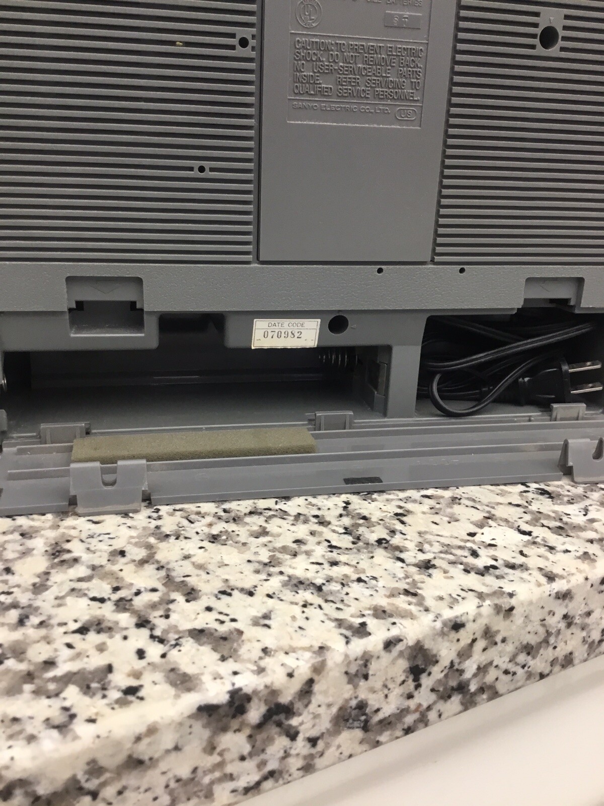 Vintage Sanyo M9935K Cassette Boombox Stereo 80s