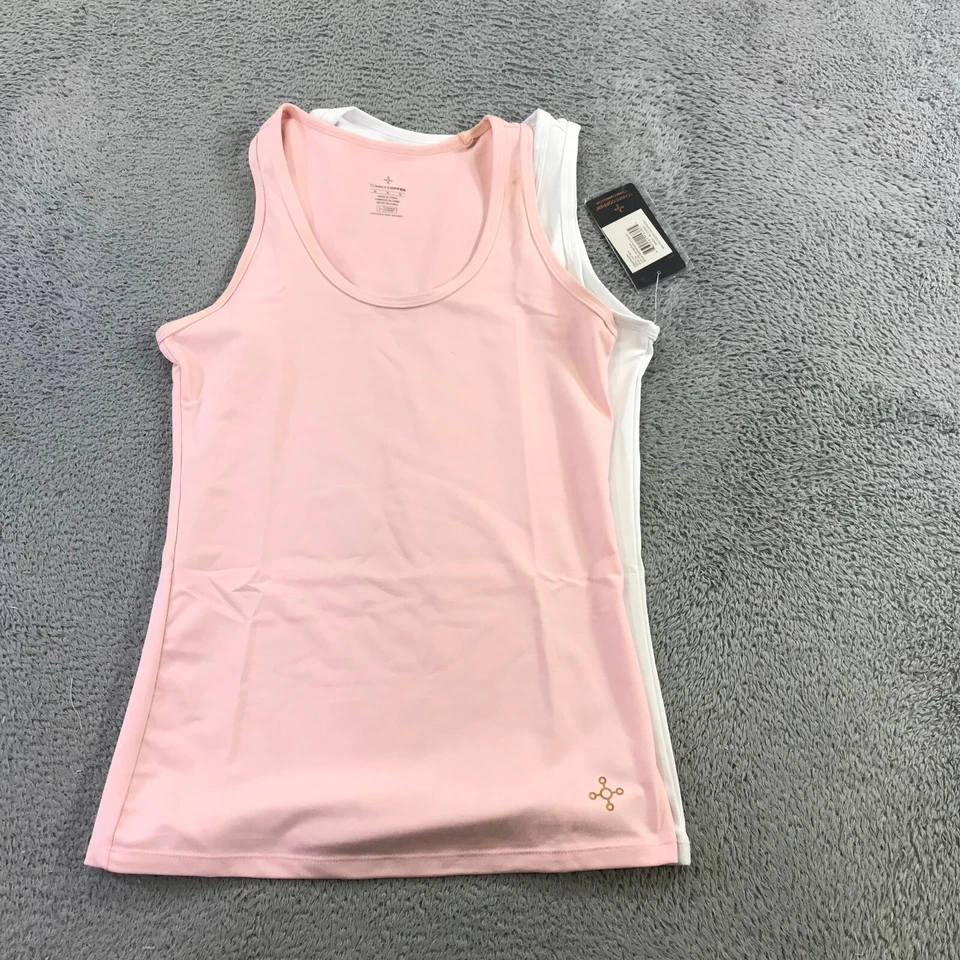 Camiseta sin mangas TOMMIE COBRE para mujer mediana PACK Core blanca rosa nueva con etiquetasdsfdsf Foto 2 de 4