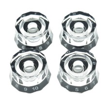 4x perillas de guitarra estilo pantalla perillas de control de velocidad para PRS/LP/SG/Les Paul