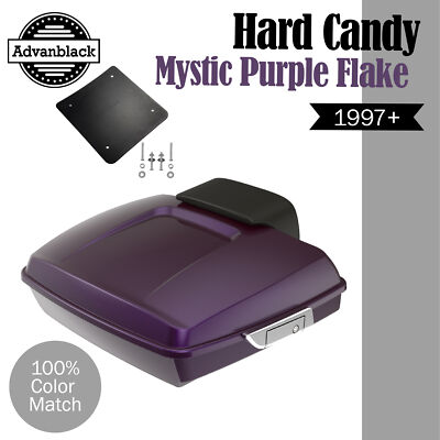 Advanblak HARD CANDY MYSTIC PURPLE Razor Tour Trunk Pack For Harley/Softail