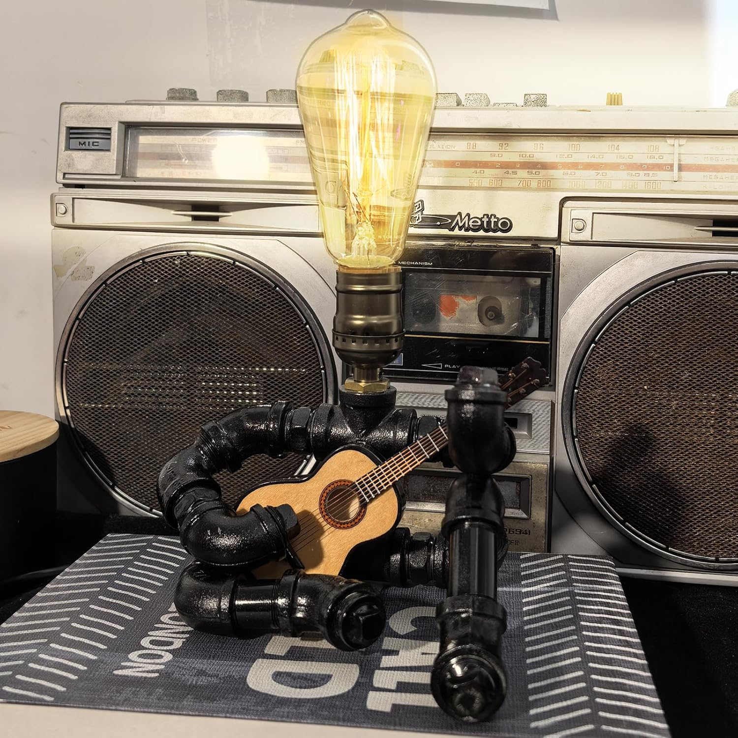 Music Guitar Table Lamp Cool Gifts for Music Lovers Guitar Gifts for Men Unique