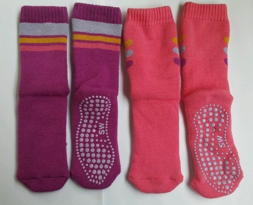 4 Paar Kinder Stopper Socken Anti-Rutsch Mädchen Winter 31/34 ÖkoTex Kleinkinder - Bild 5 von 7