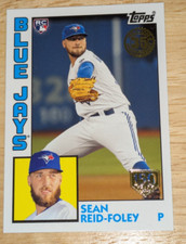2019 Topps 1984 Baseball Rookies 150th Anniversary /150 Sean Reid-Foley RC