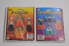 Beistle 8 Playmates Halloween Thanksgiving Di...