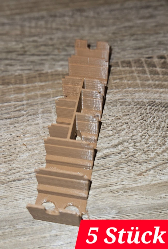 Märklin H0 4004 / 4005 - 5x Inneneinrichtung braun. (3D Druck)