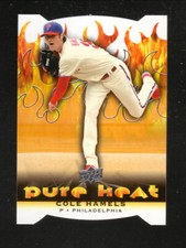 Cole Hamels--Philadelphia Phillies--2010 Upper Deck Pure Heat Baseball Card