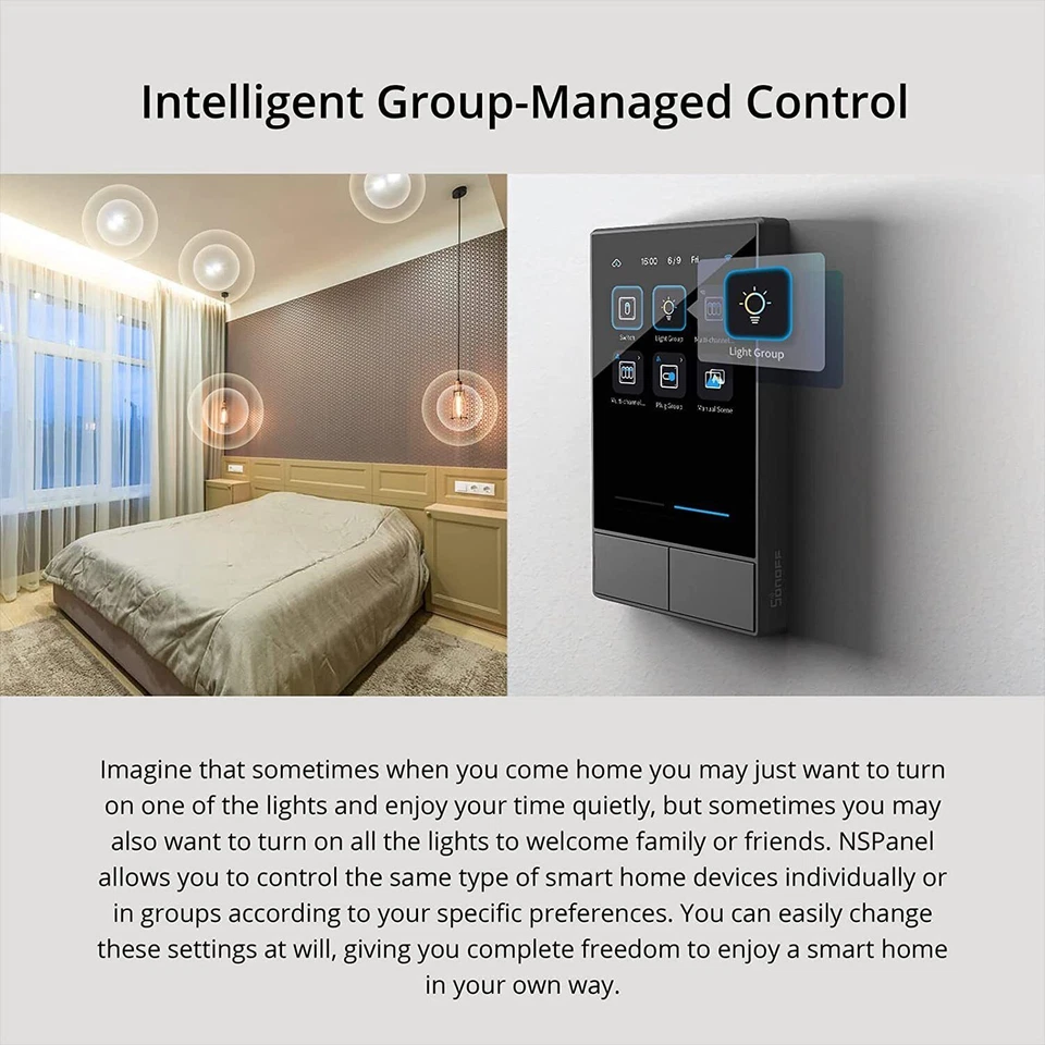 SONOFF NSPanel Smart Wall Switch 120 Type All-in-One Control Temperature Control - Image 4 of 4