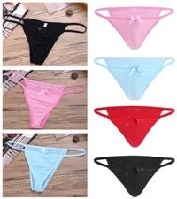 Men Sissy String Bikini Brief Pouch Panties Underwear Tanga Knicker Nightwear