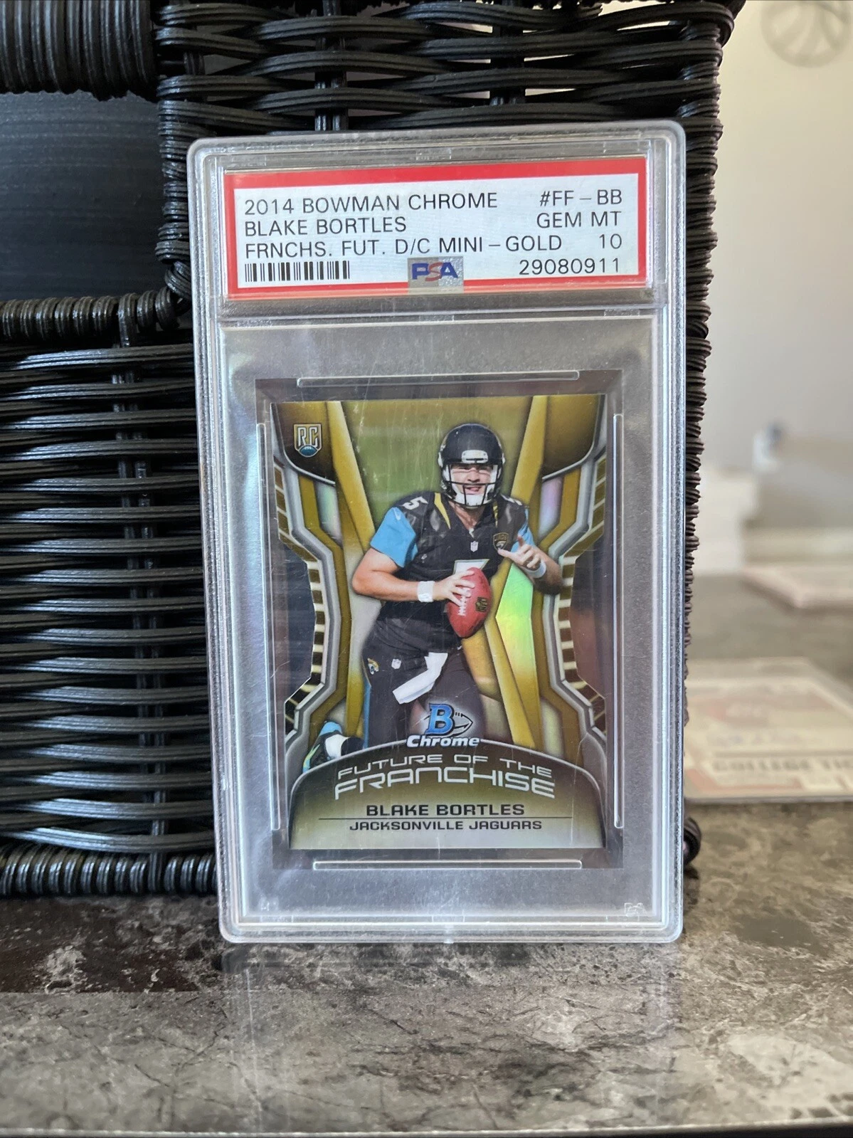 Blake Bortles Bowman Chrome Franchise Futures Die-Cut Mini #FFBB Gold