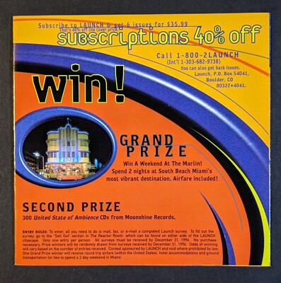 Launch: Issue No 9 - CD-ROM Jewel, 311, Crash Test Dummies, Chris