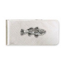 Trout Money Clip Jewelry Sterling Silver Handmade Fish Money Clip TU1-MC