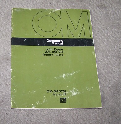 john deere 524 tiller manual