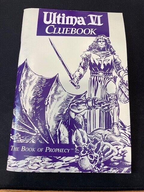 Ultima VI Cluebook Clue Book Hint Strategy Guide for PC Apple Commodore 64 Game