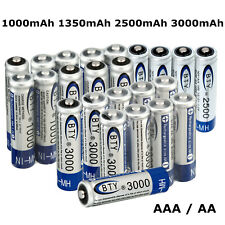 AA/AAA 1000/1350/2500/3000mAh 1.2V Ni-MH Rechargeable Battery 2A/3A RC Batteries