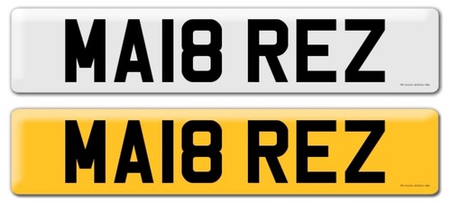18rez* riyad mahrez private number reg plate leicester city lcfc