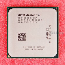 AMD Athlon II X4 610e 2.4 GHz Quad-Core CPU Processor AD610EHDK42GM Socket AM3