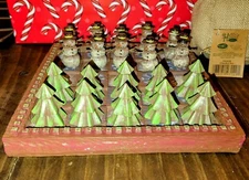 Vintage 2003 Christmas Chess Set Hattie's Christmas Gotta Have Em..