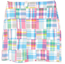 NWT TALBOTS Womens 100 Cotton Mini Pencil Skirt Patchwork Multicolor 2P 89